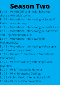 Talking To Change: A Motivational Interviewing Podcast Season 2