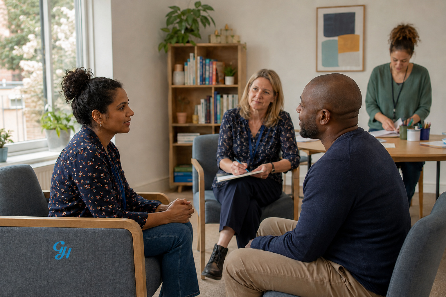Practitioners developing Motivational Interviewing through skills practice, observation and supportive feedback